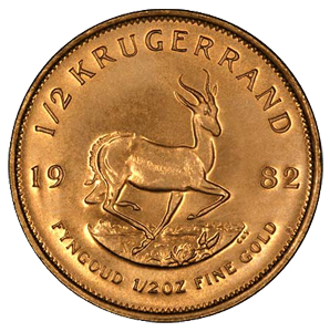 Gold Krugerrands prices