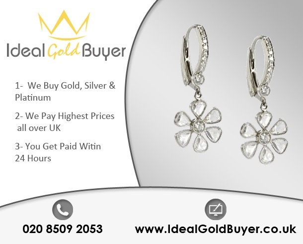 Sell Platinum Earrings For Cash Online